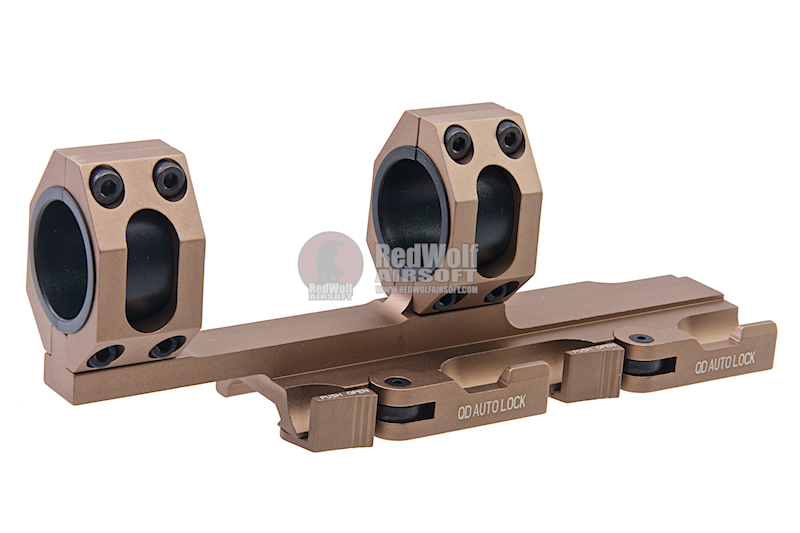 Blackcat Airsoft 25/30 mm QD Extension Dual Scope Mount TAN Buy