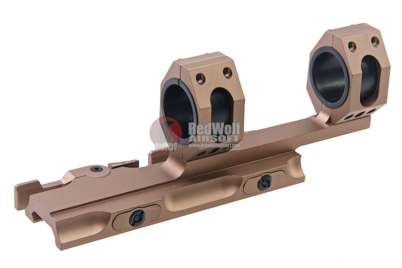Blackcat Airsoft 25/30 mm QD Extension Dual Scope Mount TAN Buy