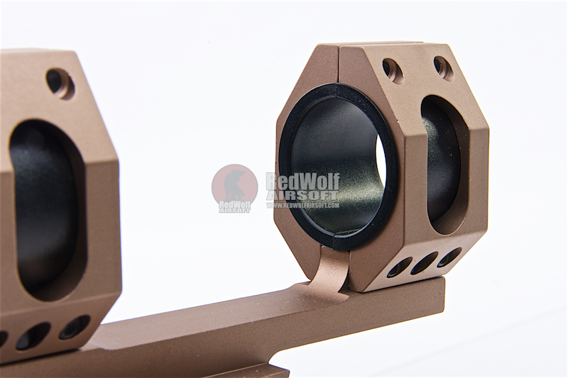 Blackcat Airsoft 25/30 mm QD Extension Dual Scope Mount TAN Buy