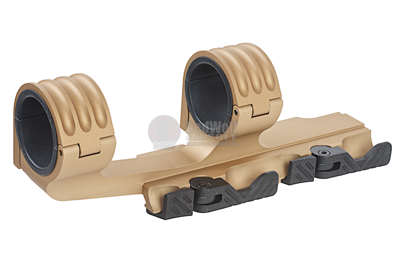 Blackcat Airsoft 30/35mm QD Extension Dual Scope Mount TAN Buy