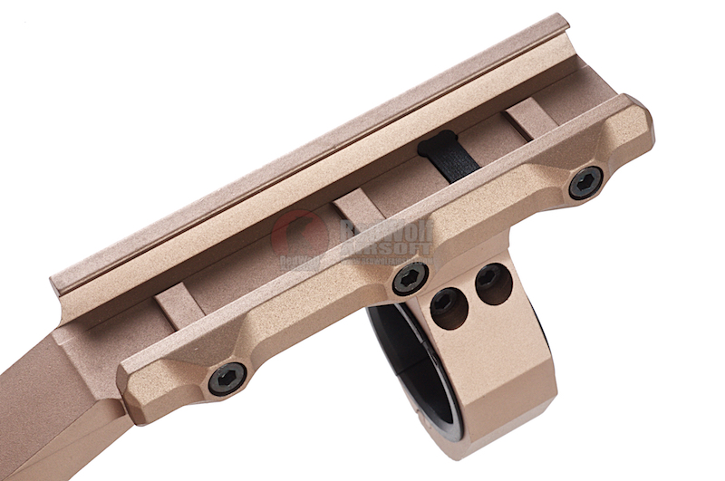 Blackcat Airsoft 25/30mm Short Dual Scope Mount Tan Buy airsoft