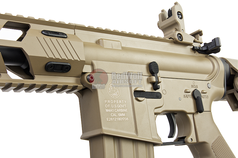 Cybergun Colt M4 AEG Airline Mod A Tan Buy airsoft Electric Guns