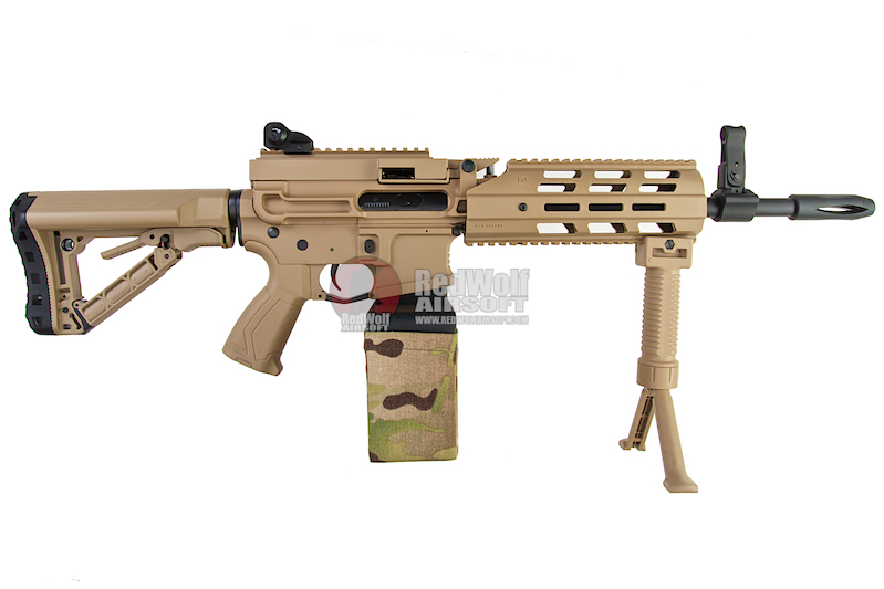 G&G CM16 LMG AEG Desert TAN Buy airsoft Electric Guns(AEG/AEP