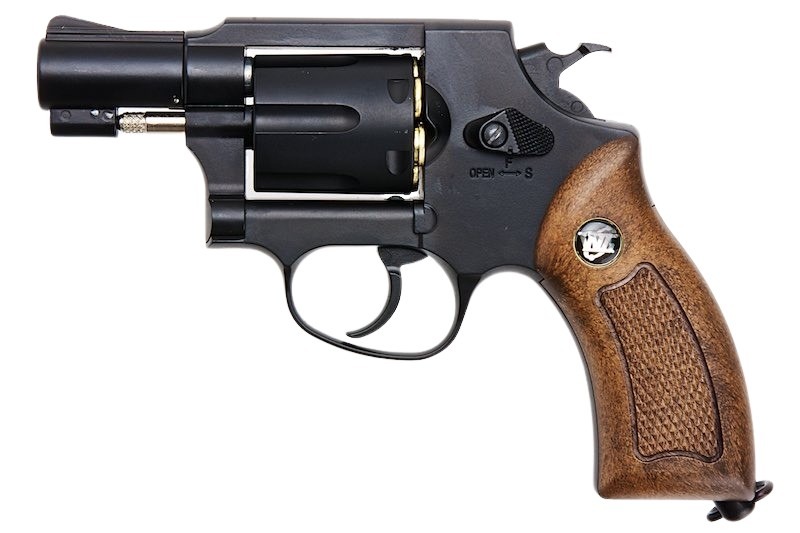 Gun Heaven Wingun 733 2inch 6mm Co2 Revolver Brown Grip gun heaven wingun 733 2inch 6mm co2 revolver brown grip