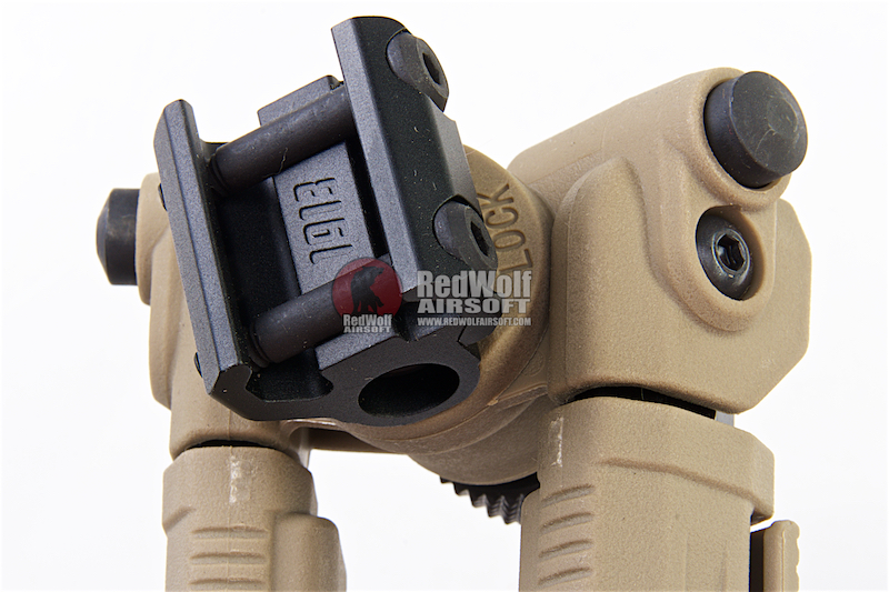 GK Tactical MG Style Adjustable Polymer Bipod for 1913 Picatinny Rail