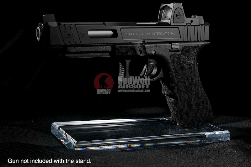 GK Tactical Thick Acrylic Pistol Display Stand Buy airsoft