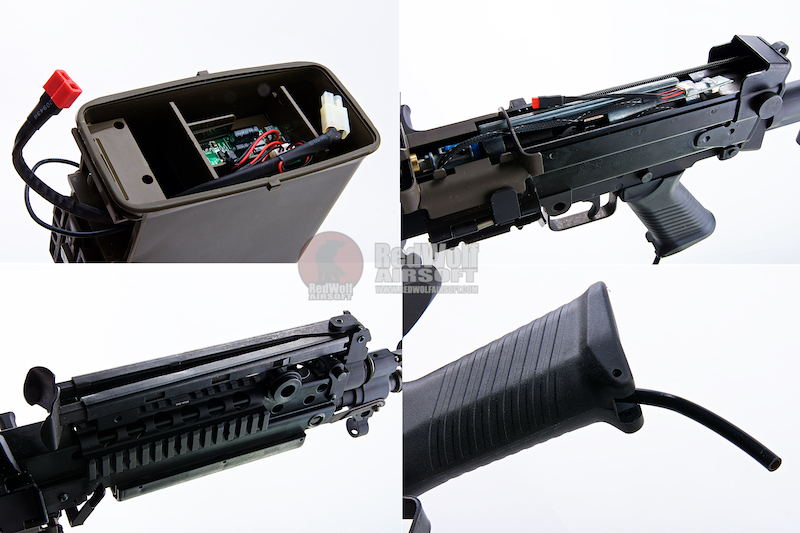 G&P M249 SF HPA Buy airsoft HPA online from RedWolf Airsoft