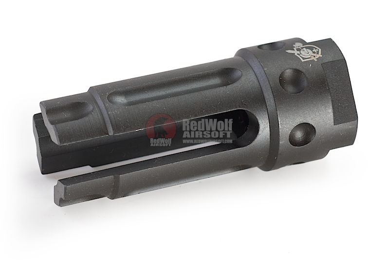 Knight's Armament Airsoft (Madbull) QDC 3Prong Flash Hider (CW / 14mm