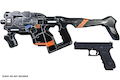 (PRE-ORDER) AVATAR HORNET M25 Black Obsidian Kit w/ Stock (Mass Effect) with Umarex Glock 17 Gen 3 GBB - Complete Paint Set