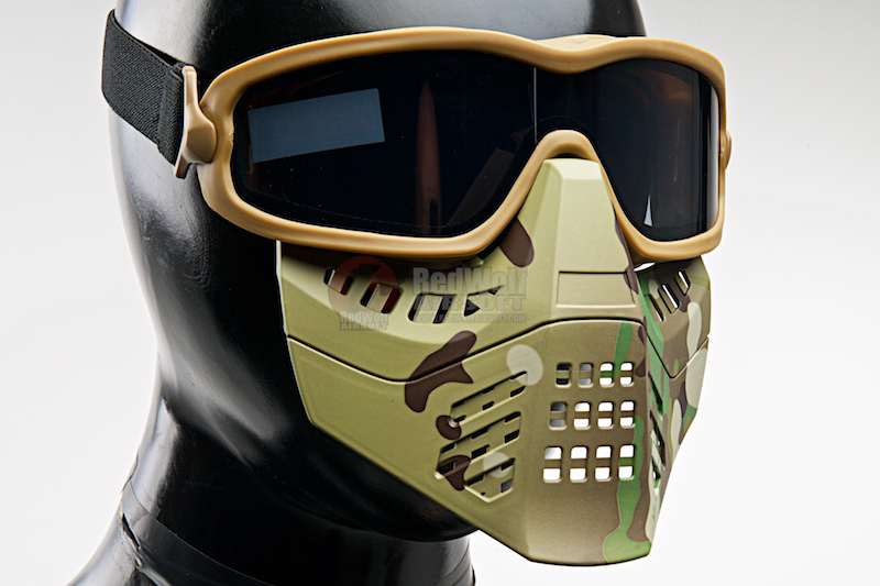 TMC Impactrated Goggle with Removable Airsoft Mask Multicam Buy