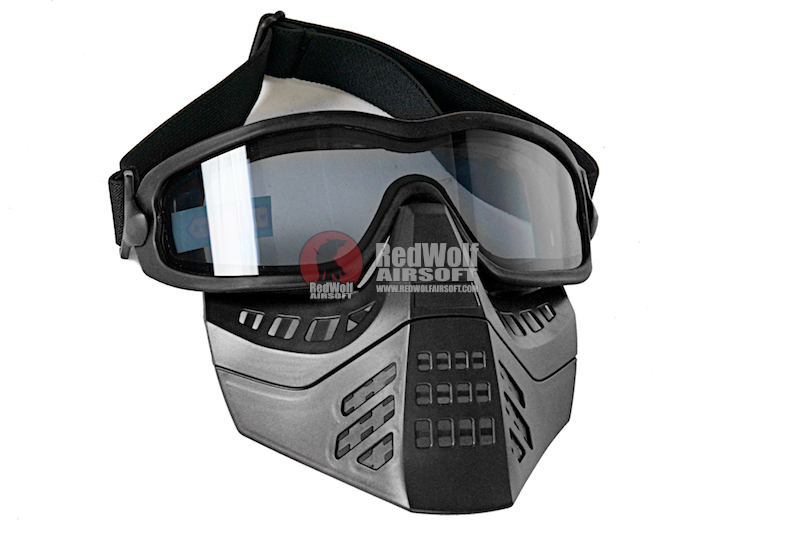 TMC ImpactRated Goggle w/ Airsoft Mask Black Buy airsoft Combat